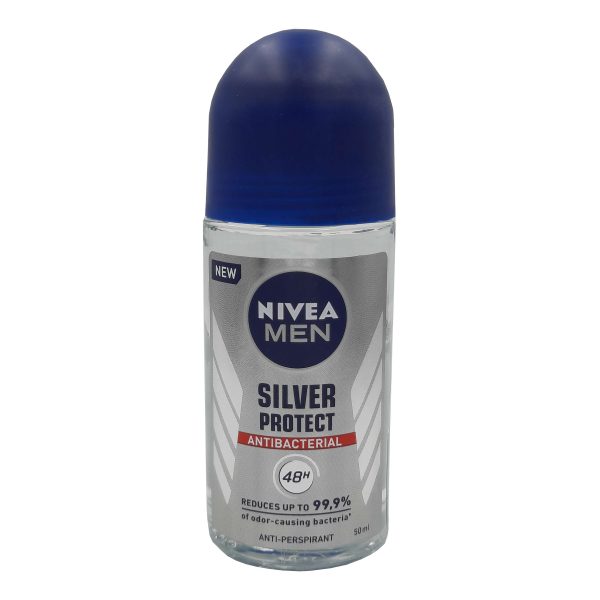 نيفيا مزيل عرق رول للرجال سلفر بروتيكت - NIVEA MEN roll Deodorant silver protect 50ml