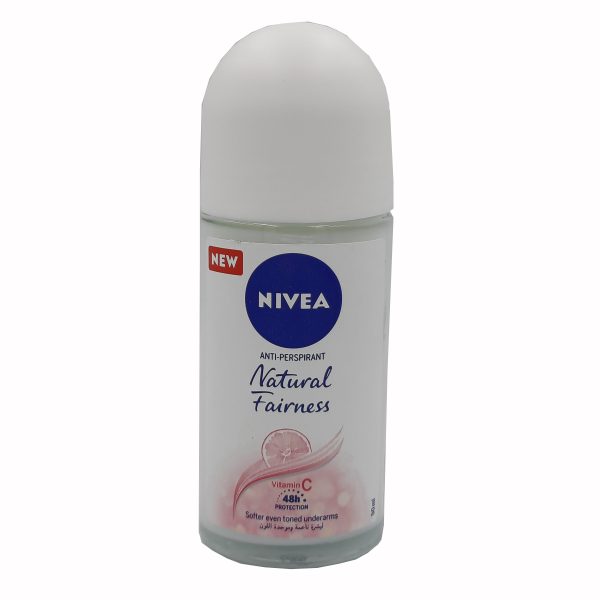 نيفيا مزيل عرق رول ناشرال فيرنس - NIVEA roll Deodorant natural fairness 50ml