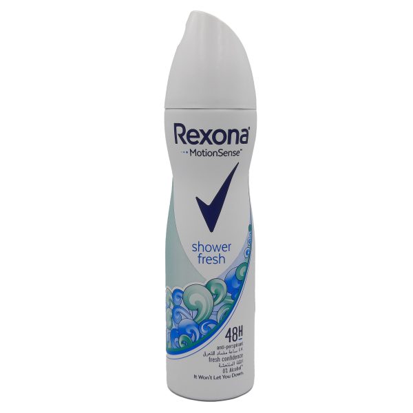 ريكسونا مزيل عرق بخاخ انتعاش الاستحمام - Rexona spray anti-perspirant shower fresh 150ml