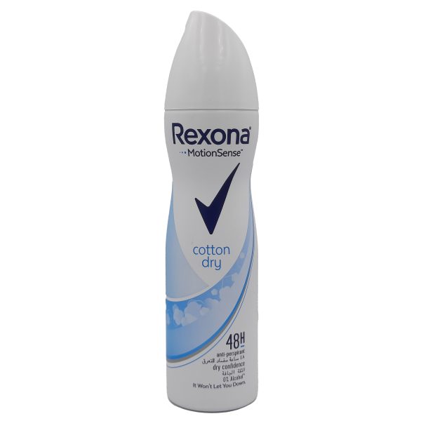 ريكسونا مزيل عرق بخاخ كوتون دراي - Rexona spray anti-perspirant cotton dry 150ml