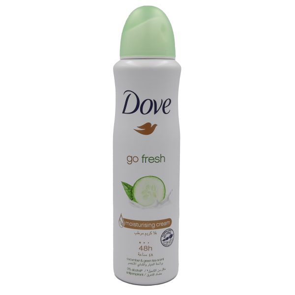 دوف مزيل عرق بخاخ جو فرش بالخيار - Dove spray anti-perspirant go fresh Cucumber 150m