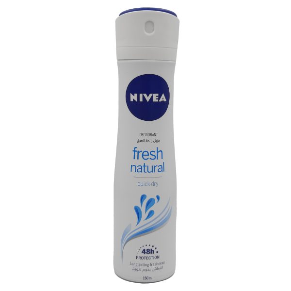 نيفيا مزيل عرق بخاخ فرش ناتشرال - NIVEA spray anti-perspirant fresh natural 150ml