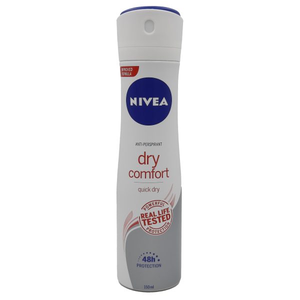 نيفيا مزيل عرق بخاخ دراي كومفورت - NIVEA spray anti-perspirant dry comfort 150ml