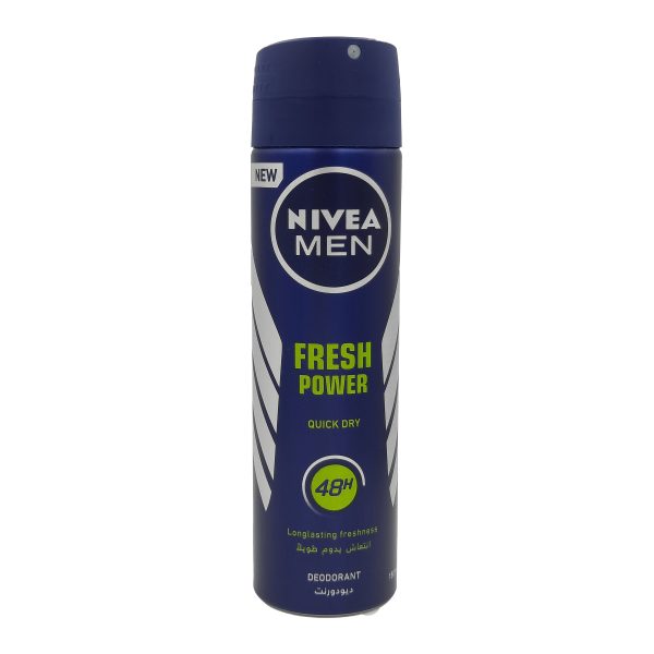 نيفيا مزيل عرق بخاخ للرجال فرش باور - NIVEA MEN spray anti-perspirant fresh power 150ml