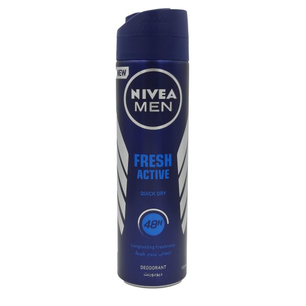 نيفيا مزيل عرق بخاخ للرجال فرش أكتف - NIVEA MEN spray anti-perspirant fresh active 150ml