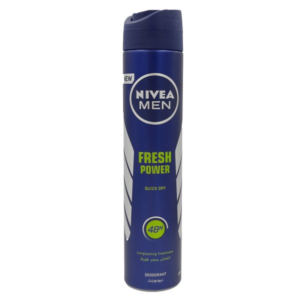 نيفيا مزيل عرق بخاخ للرجال فرش باور - NIVEA MEN spray anti-perspirant fresh 200ml