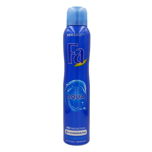 فا مزيل عرق بخاخ أكوا - Fa spray Deodorant AQUA 200ml