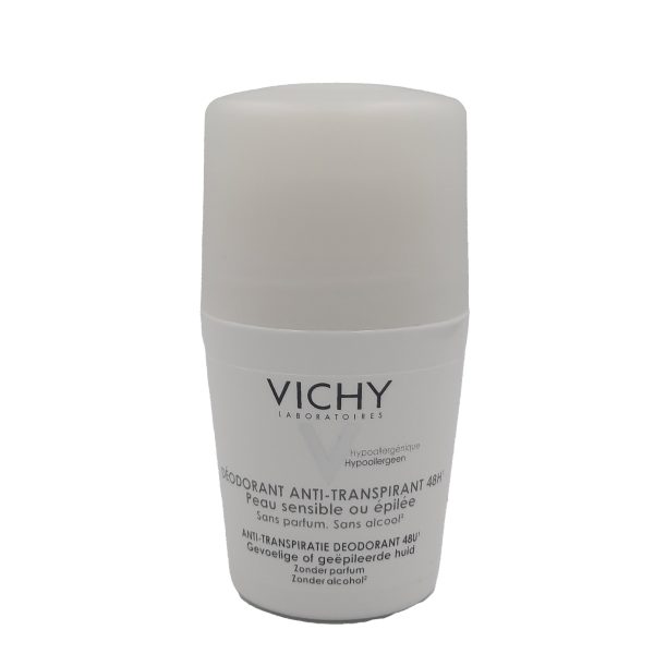 فيشي  مزيل عرق رول خالي من العطور والكحول - VICHY roll anti-transpirant free perfume & alcohol 50ml
