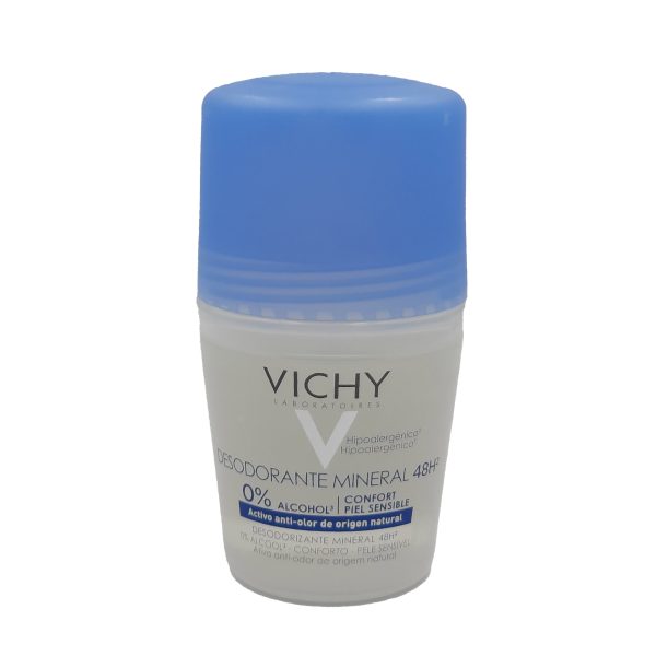 فيشي  مزيل عرق رول غني بالمعادن - VICHY roll deodorant with minerals 50ml
