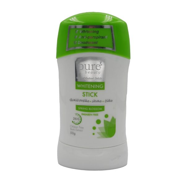 بيور بيوتي ستيك مزيل عرق سبرين بلوسم - pure beauty anti-perspirant stick spring blossom 50g
