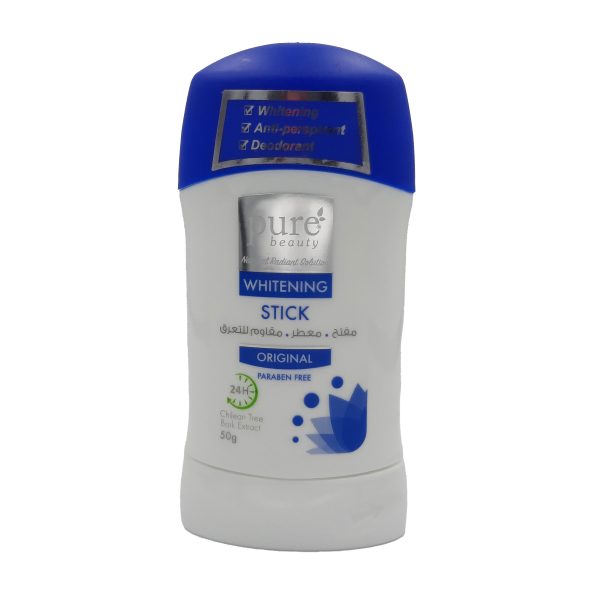 بيور بيوتي ستيك مزيل عرق اوريجنال - pure beauty anti-perspirant stick original 50g