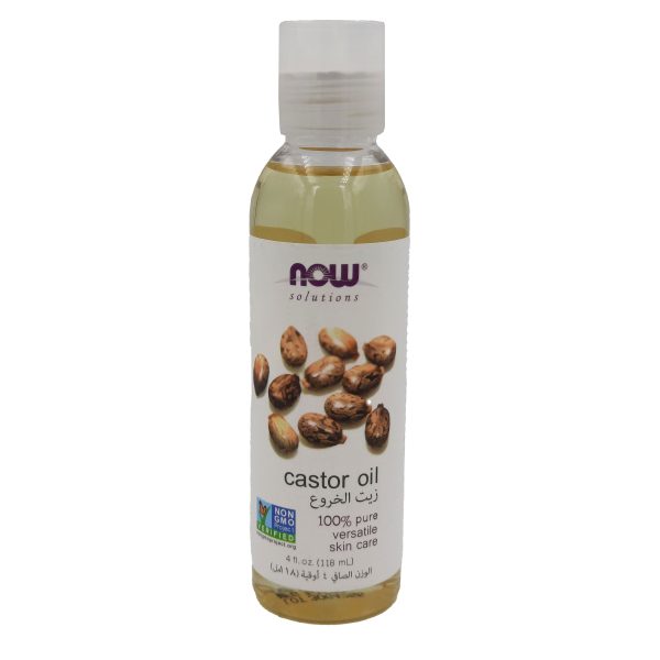ناو زيت الخروع - NOW CASTOR OIL 118ml