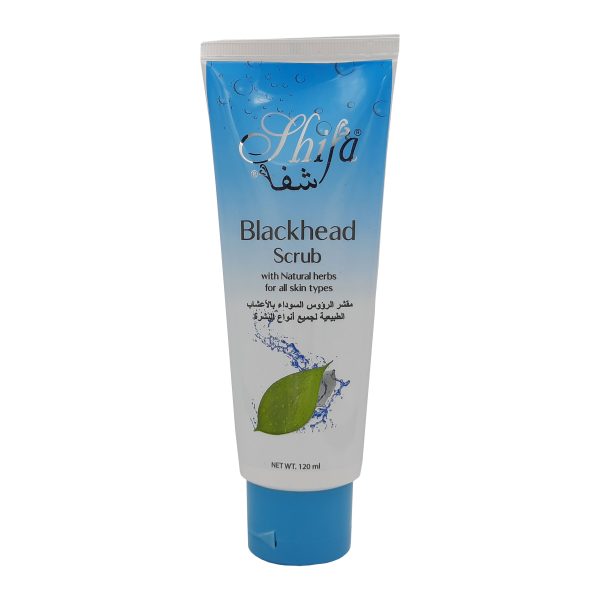شفا مقشر الرؤوس السوداء بالأعشاب   - Shifa blackhead scrub with natural herbs 120ml