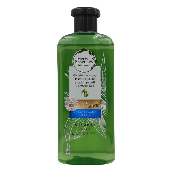 هربل إيسنسز شامبو بالصبار والبامبو - Herbal Essences shampoo potent aloe+bamboo 400ml
