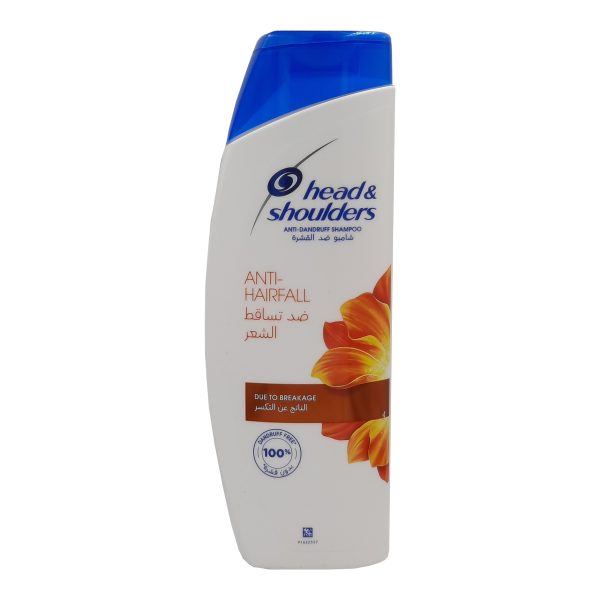 هيد اند شولدرز شامبو ضد تساقط الشعر - head & shoulders shampoo anti-hairfall 400ml