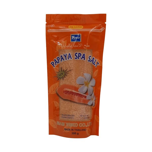 يوكو ملح سبا بالبابايا - YOKO papaya spa salt 300g