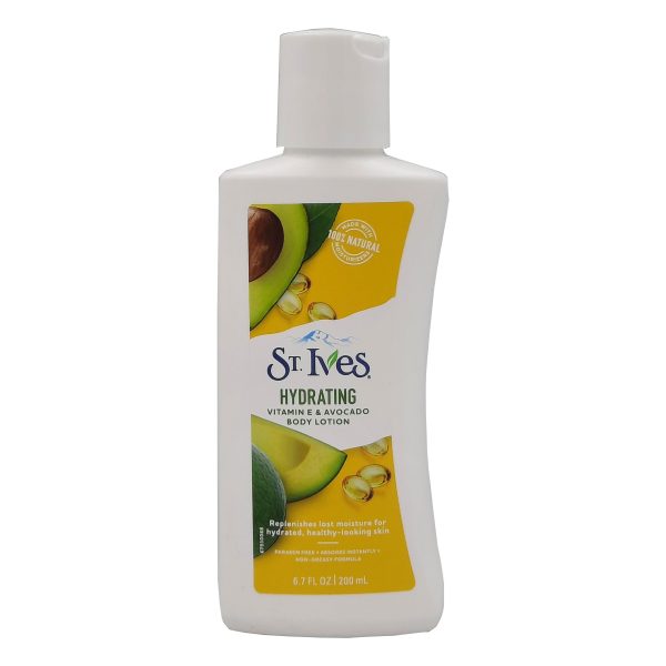 سانت ايفز لوشن للجسم بالأفوكادو وفيتامين اي - ST.Ives body lotion avocado & vitamin E 200ml