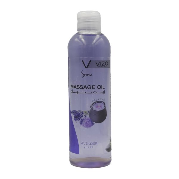 فيزو زيت تدليك لافندر - VIZO massage oil lavender 250ml