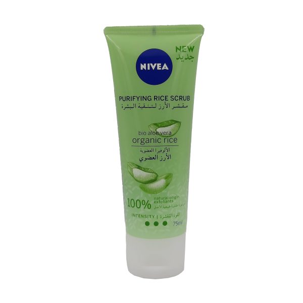 نيفيا مقشر الأرز بالالوفيرا   – NIVEA Rice scrub with Aloe vera 75ml