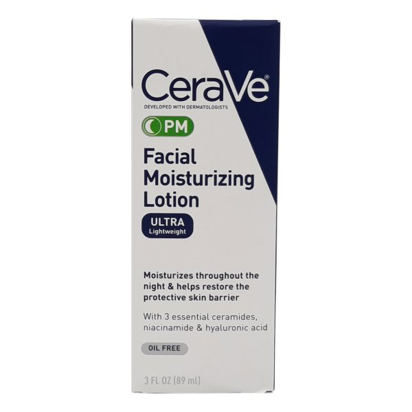 سيرافي لوشن ترطيب الوجه ليلي  - CeraVe facial moisturizing lointion ultra pm 89ml