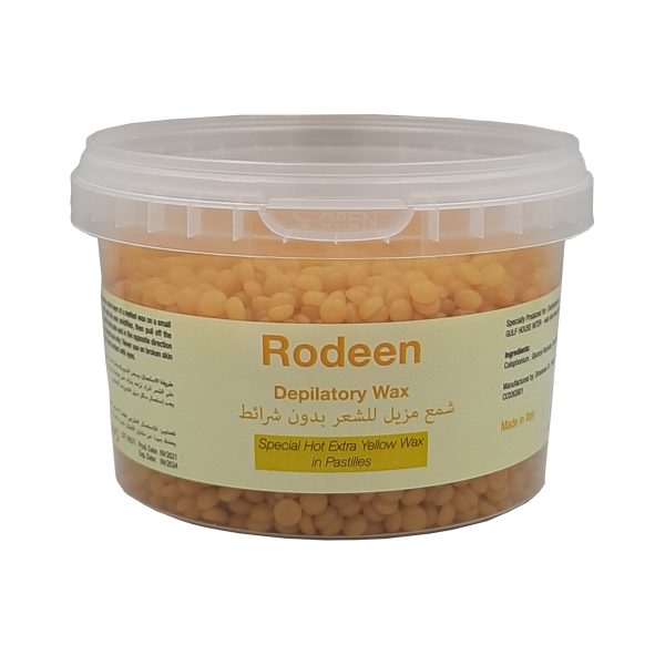 رودين شمع مزيل للشعر بدون شرائط اصفر -  Rodeen depilatory wax yellow 300ml