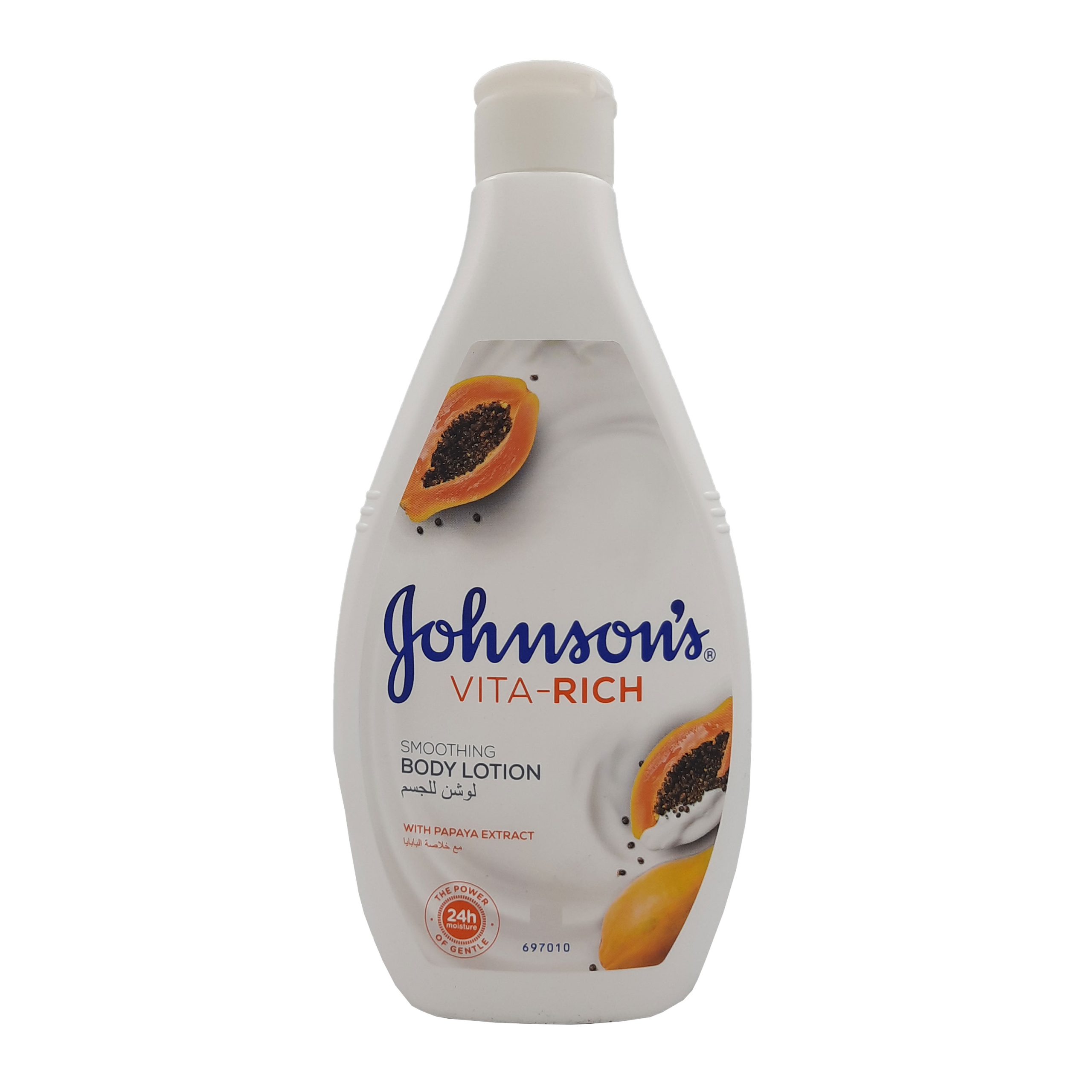 جونسون لوشن للجسم بخلاصة البابايا - Johnson body lotion with papaya extract  400ml - نجوم البتراء