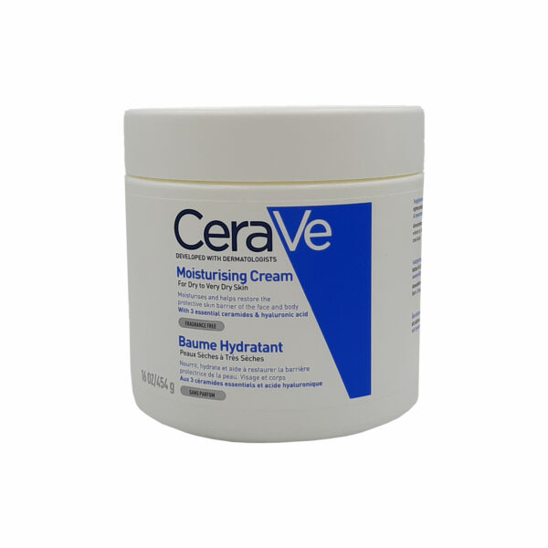 سيرافي كريم مرطب للبشرة الجافة الى الجافة جدا - CeraVe cream moisturising for dry to very dry skin 454g