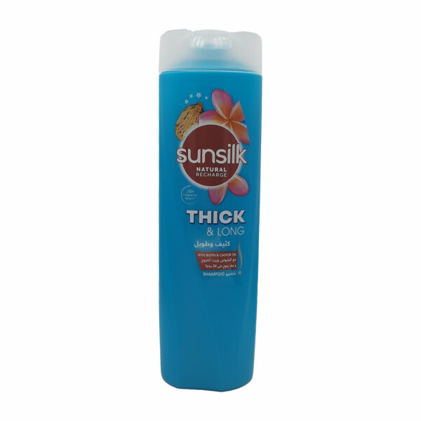 صانسيلك شامبو كثيف وطويل - sunsilk shampoo thick & long 400ml