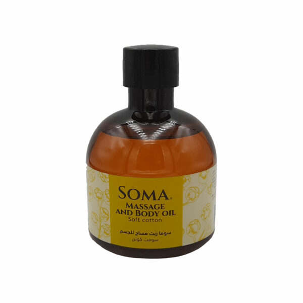 سوما زيت مساج وجسم سوفت كوتن - SOMA massage & body oil soft cotton 170ml