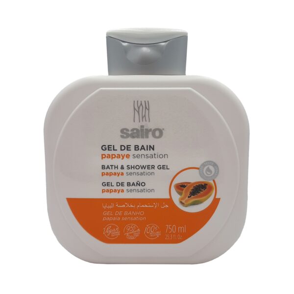 سايرو جل استحمام بالبابايا - sairo shower gel papaya 750ml