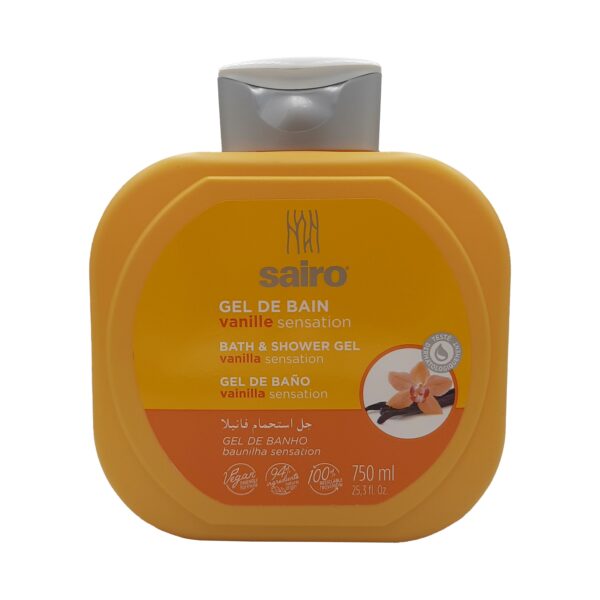 سايرو جل استحمام فانيلا - sairo shower gel vanilla 750ml