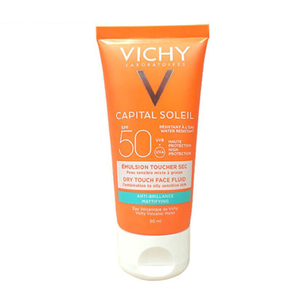 فيشي كريم واقي شمس كابيتال سوليا 50 اس بي اف - VICHY Face Fluid Capital Soleil 50SPF 50ml