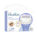 شيك انتيوشن ملحقات غيار شفرة الحلاقة بيور نورشمنت - Schick Intuition Pure Nourishment refills 3pcs