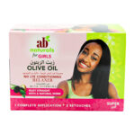 اي بي ناتشورالز مجموعة فرد الشعر للاطفال بزيت الزيتون قوي - ab naturals conditioning relaxer for kids with olive oil super