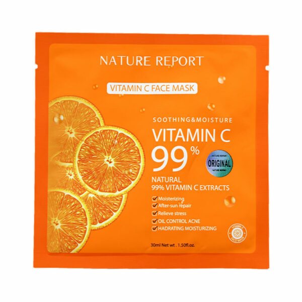 ناتشر ريبورت ماسك فيتامين سي - Nature Report Vitamin C Mask 99% 30 ml