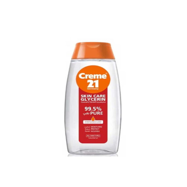 كريم 21 زيت جلسرين العناية بالجسم %99.5 نقي - Creme 21 Glycerin Body Care Oil 99.5% Pure 100 ml