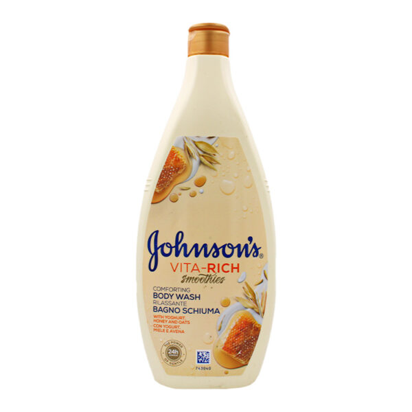 جونسون غسول جسم باللبن والعسل والشوفان - Johnson's body wash with yoghurt , honey and oats 750ml