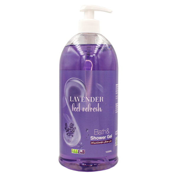 فاب لاب جل سائل استحمام بالافندر - FAB LAB bath & shower gel with lavender 1000ml