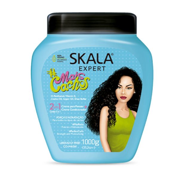 سكالا كريم معالج للشعر ميس كاشوز - SKALA cream 2 in 1 mais cachos 1000g