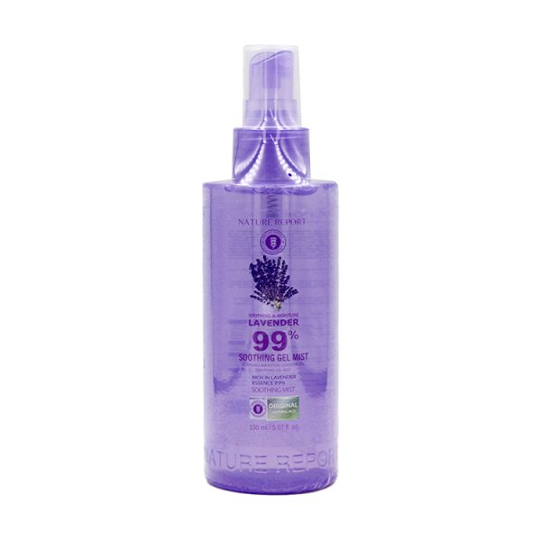 ناتشر ريبورت جل مهدئ ومرطب 99% باللافندر - Nature Report soothing gel mist 99% lavender 150ml