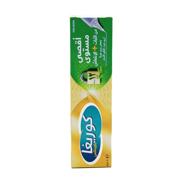 كوريغا كريم مثبت لاطقم الاسنان اقصى مستوى من الثبات + الانتعاش - COREGA Denture fixative cream max hold + fresh 40g