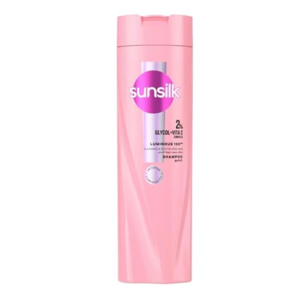 صانسيلك شامبو لومينوس بحمض الجلايكوليك - sunsilk shampoo luminous 100 2% glyco + Vita C 400ml