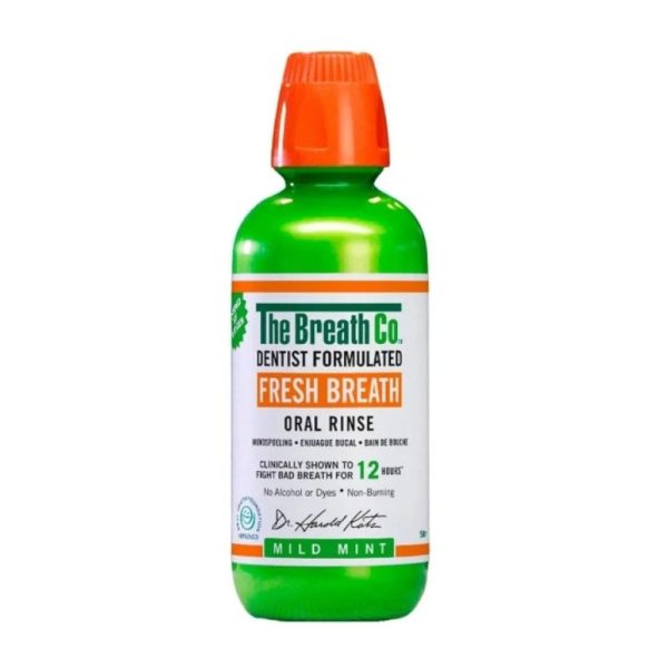 ذا بريث غسول فم فريش بريث ميلد مينت - The Breath Co Mouthwash Fresh Breath Mild Mint 500ml