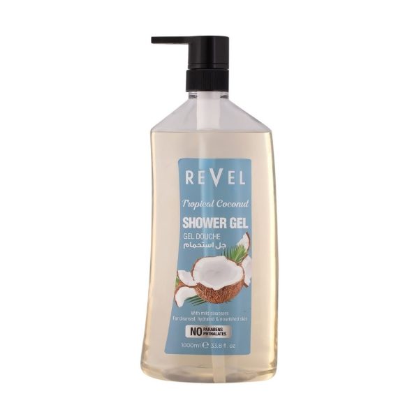 ريفيل شاور جل بجوز الهند - Revel Coconut Shower Gel 1000ml