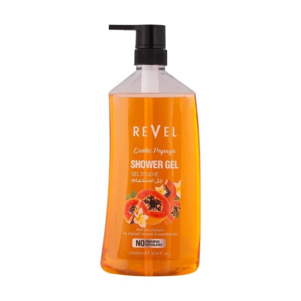 ريفيل شاور جل بالبابايا - Revel Shower Gel with Papaya 1000ml