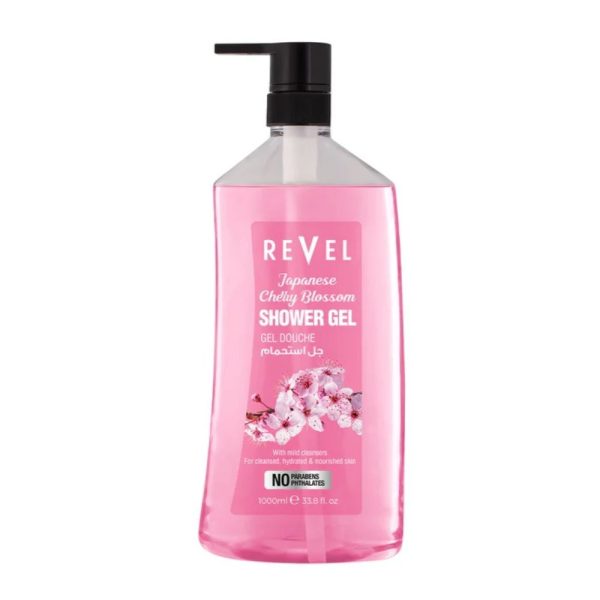 ريفيل شاور جل بزهرة الكرز - Revel Shower Gel with Cherry Blossom 1000ml