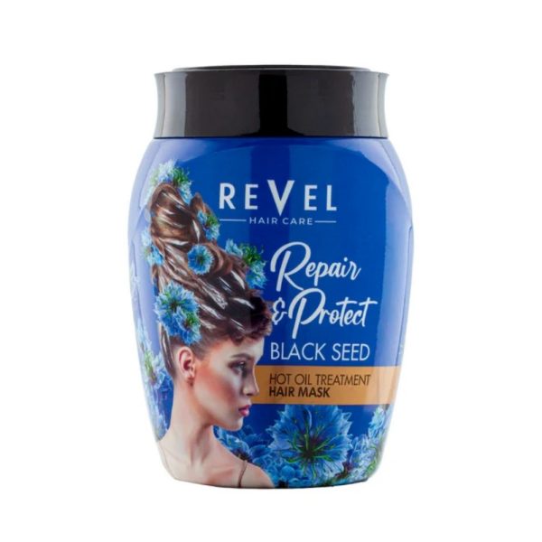 ريفيل حمام زيت قناع بالحبة السوداء - Revel Bath Oil Mask with Black Seed 1000ml